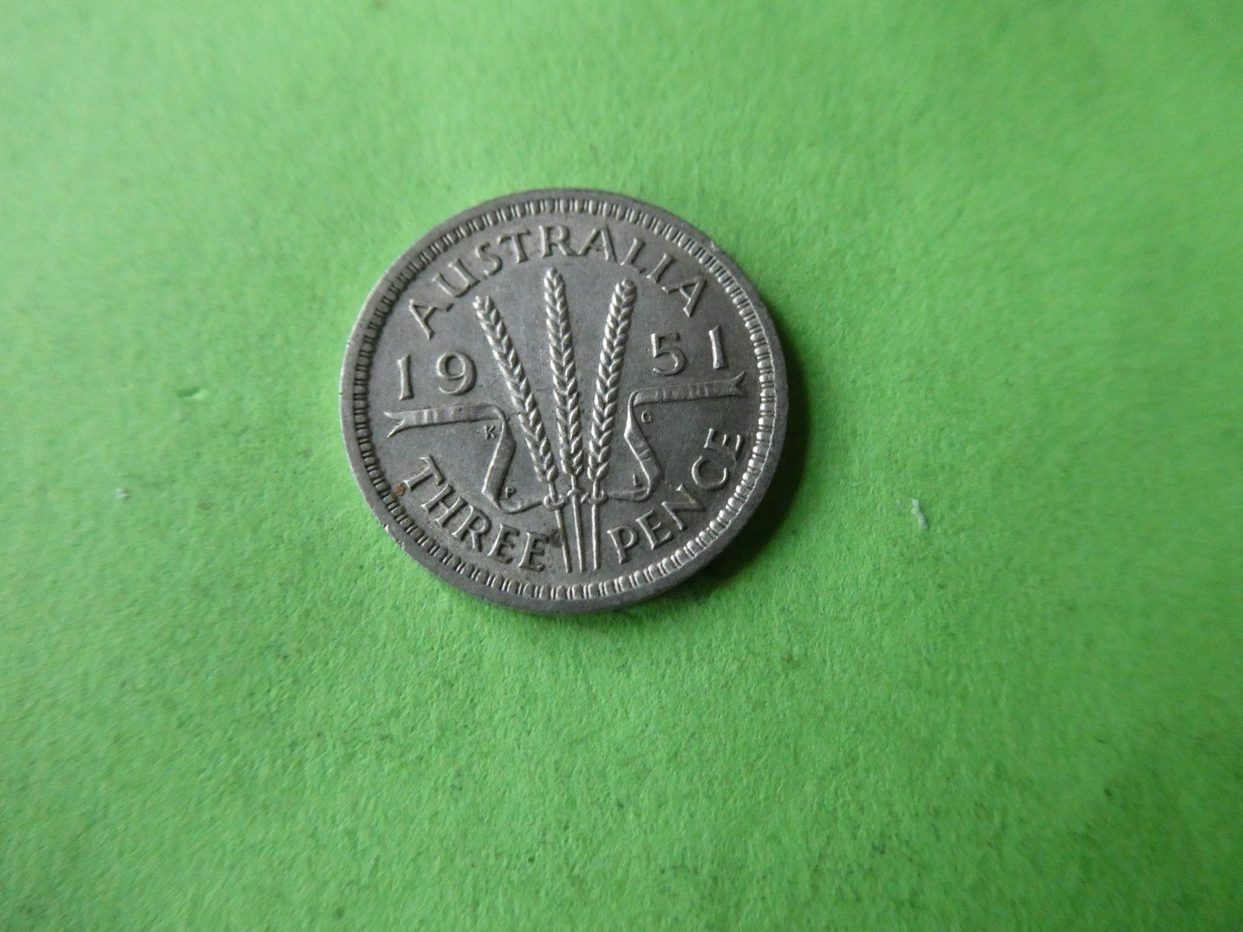 Toutes les monnaies: Australien 1951, 3 Pence  Silber – D'occasion à Hinterforst par Rohusri