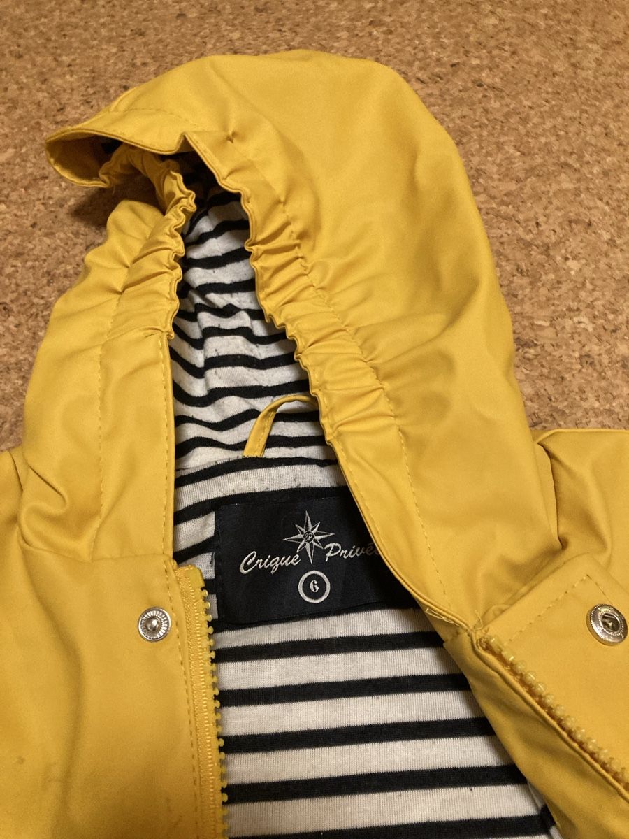 Giacche & Cappotti: Ciré enfant jaune doublé coton / taille 6 – Usato da Vérossaz venduto da manu037 1