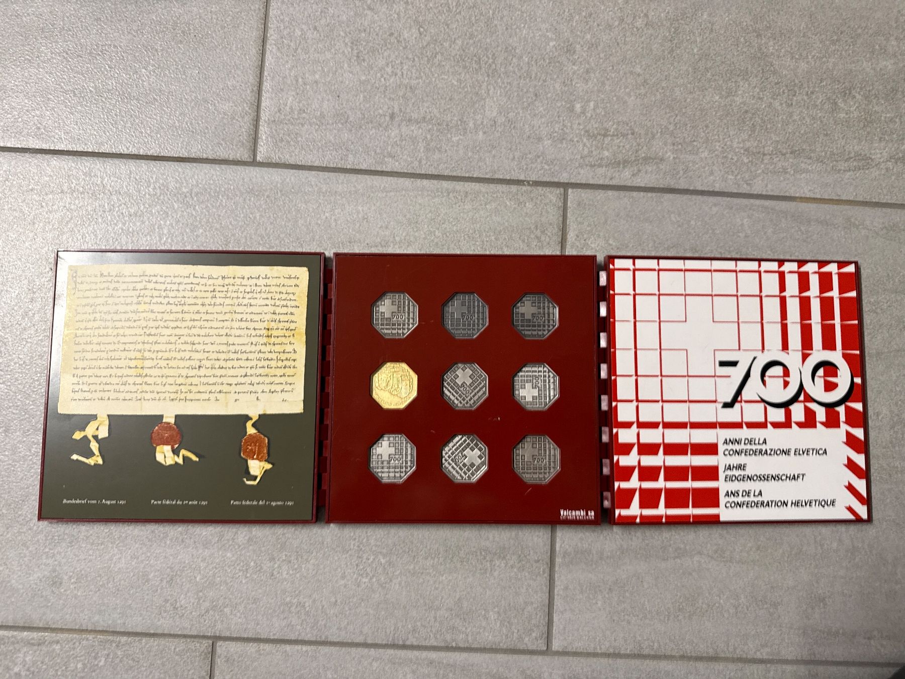 Medaglie: 700 Jahre Eidgenossenschaft! Silber Komplett, 1291-... – Nuovo (secondo la descrizione) da Derendingen venduto da iven70 5