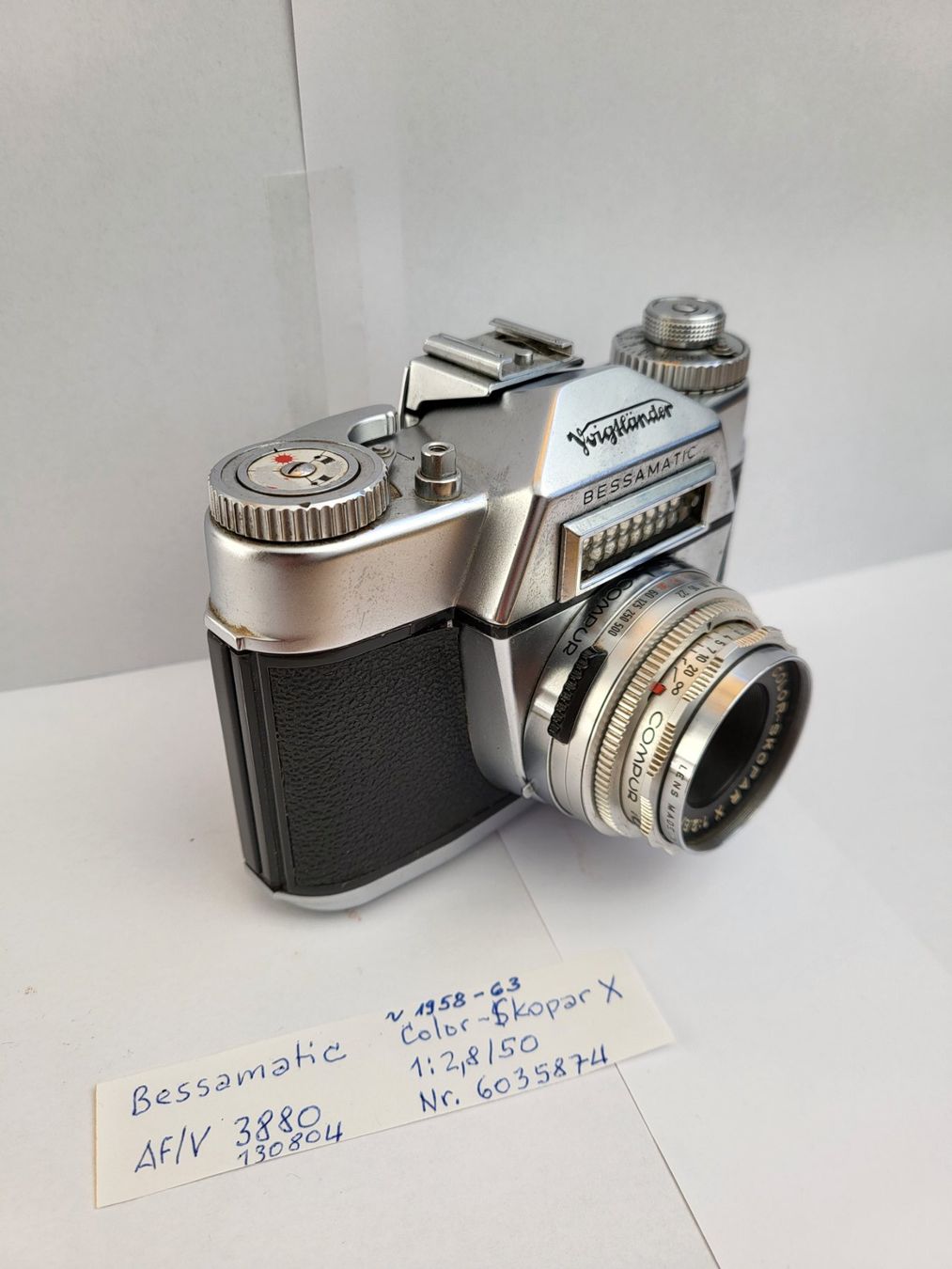 Voigtländer Fotocamera: Voigtländer Kamera Model Bessamatic – Usato da Baar venduto da Xray-T3