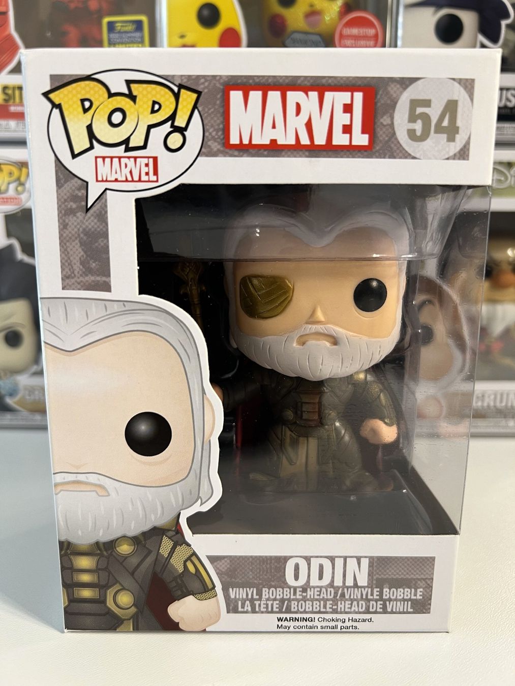 Funko Statuette: Funko POP! Marvel Odin – Nuovo e nell'imballaggio originale da Le Mouret venduto da perfectbijou