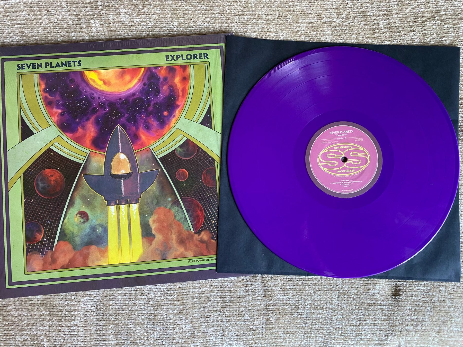 Dischi in vinile: Seven Planets – Explorer / LP Purple – Nuovo (secondo la descrizione) da Basel venduto da Dinosauce
