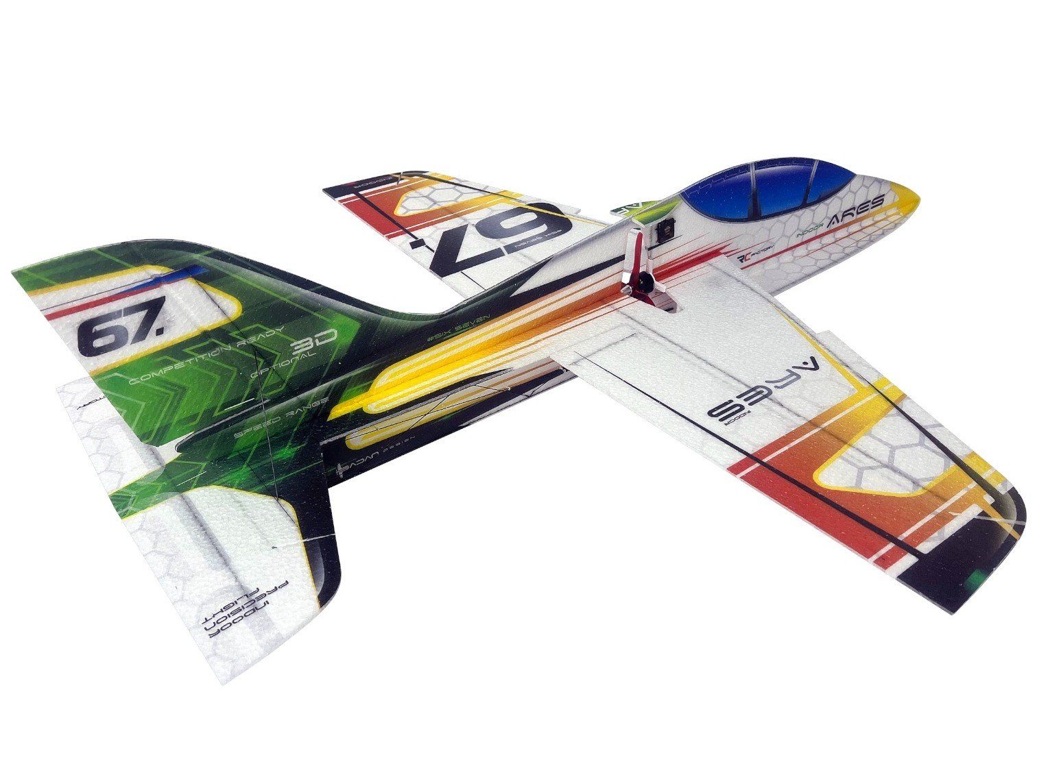 Modellismo RC: ARES Indoor - green - Spw 870mm - EPP Kit – Nuovo e nell'imballaggio originale da Entlebuch venduto da Hebu 1