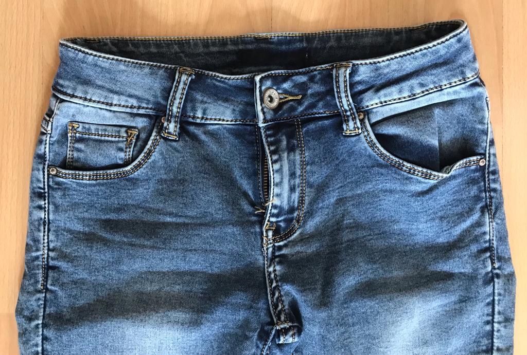 Jeans: Jeans Toxik blue mit Reisverschluss – Gebraucht aus Biel/Bienne von SandraDG 1