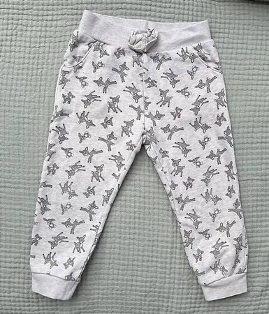 Gr.98, Jogger Hose beige Bambi und Klopfer