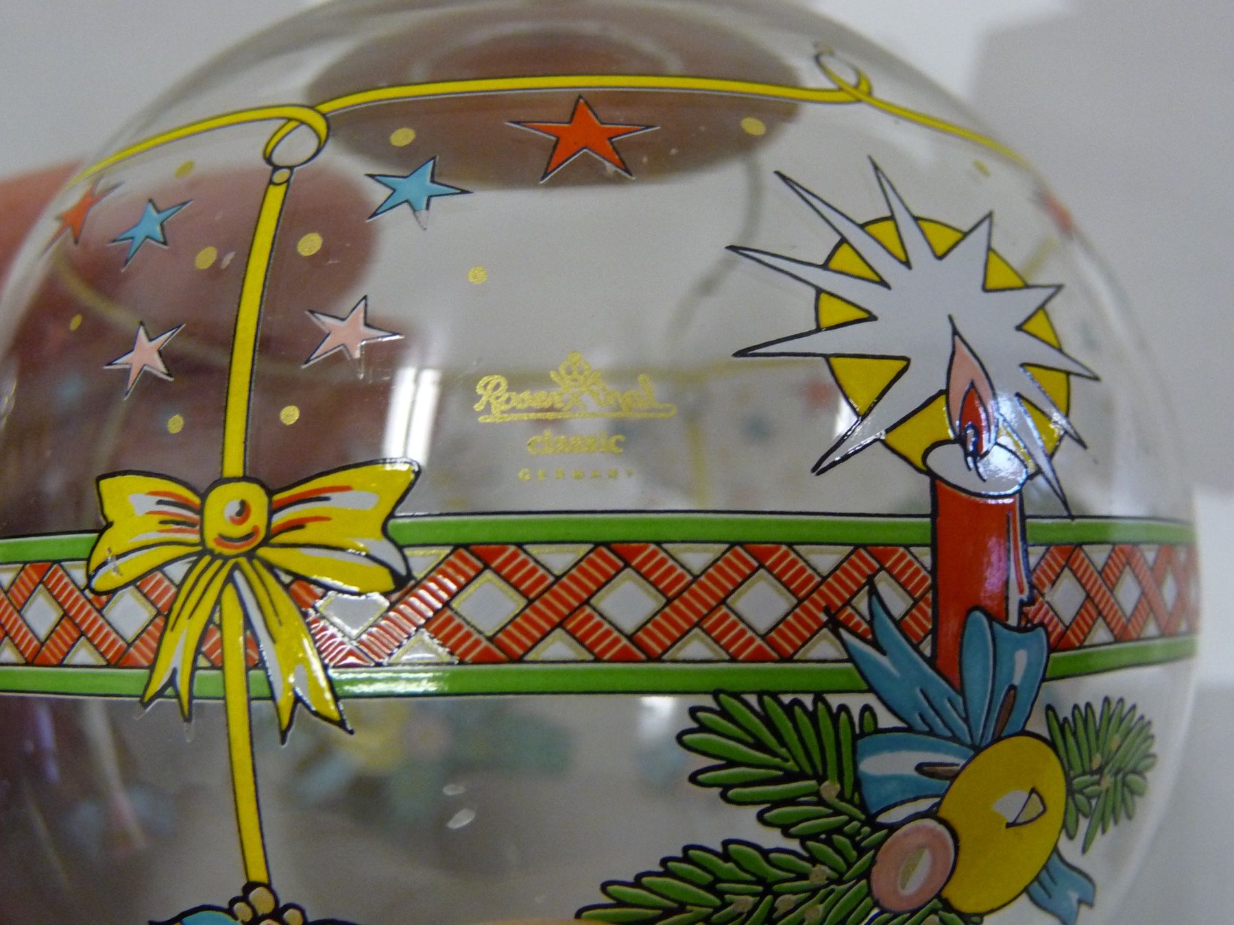 Rosenthal Tutte le decorazioni: 1 Rosenthal Glaskugel Kugel Weihnachtskugel – Usato da Rafz venduto da Powacaddy 6