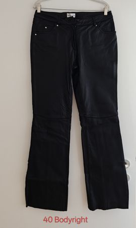 Lederhosen schwarz Grösse 40 Bodyright gebraucht