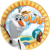 Olaf / Pappteller 23cm / 8Stk.