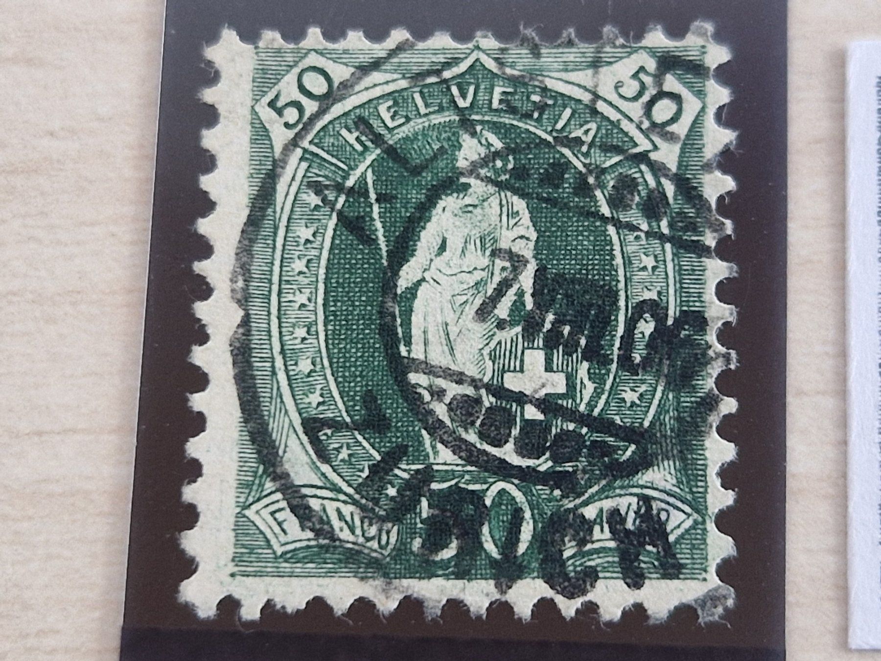 Alle Briefmarken: Stehende 90Aa.3.22/II, signiert, ab 1.- – Gebraucht aus Burgdorf von Glossy01 1