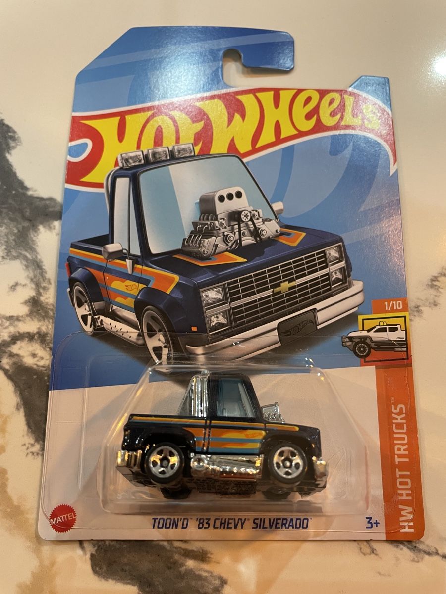 Hot Wheels Modellini d'auto: Hotwheels Toon‘d 83 Chevy Silverado – Nuovo e nell'imballaggio originale da Sutz venduto da mtechcab