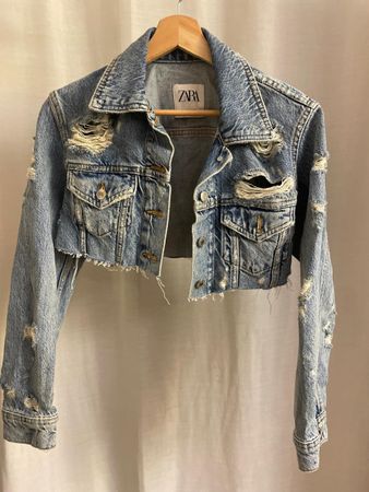 Cropped Jeansjacke ZARA S