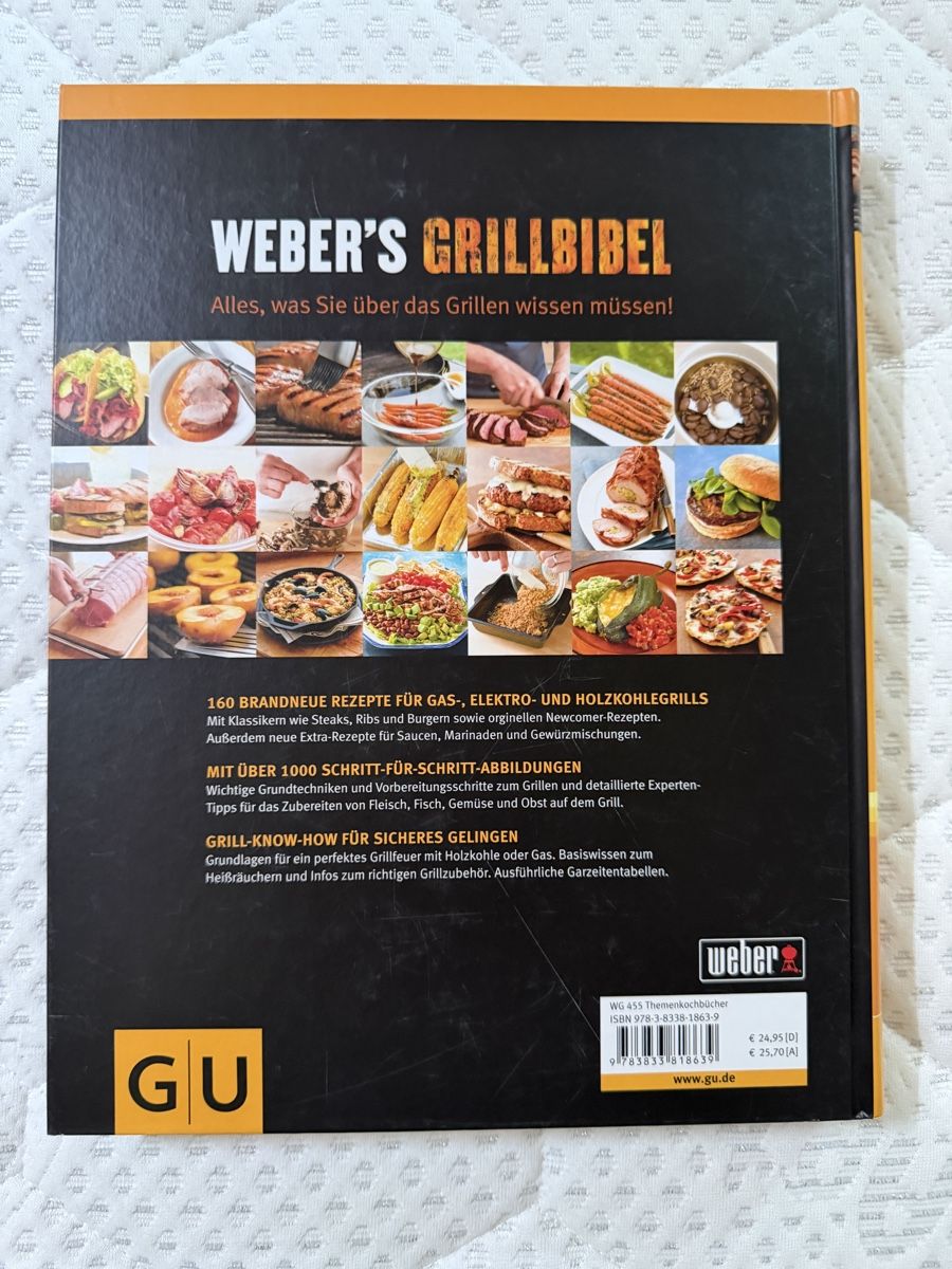 Bücher: Weber's Grillbibel Kochbuch neuwertig – Gebraucht aus Port von Jenny_baertschi 1