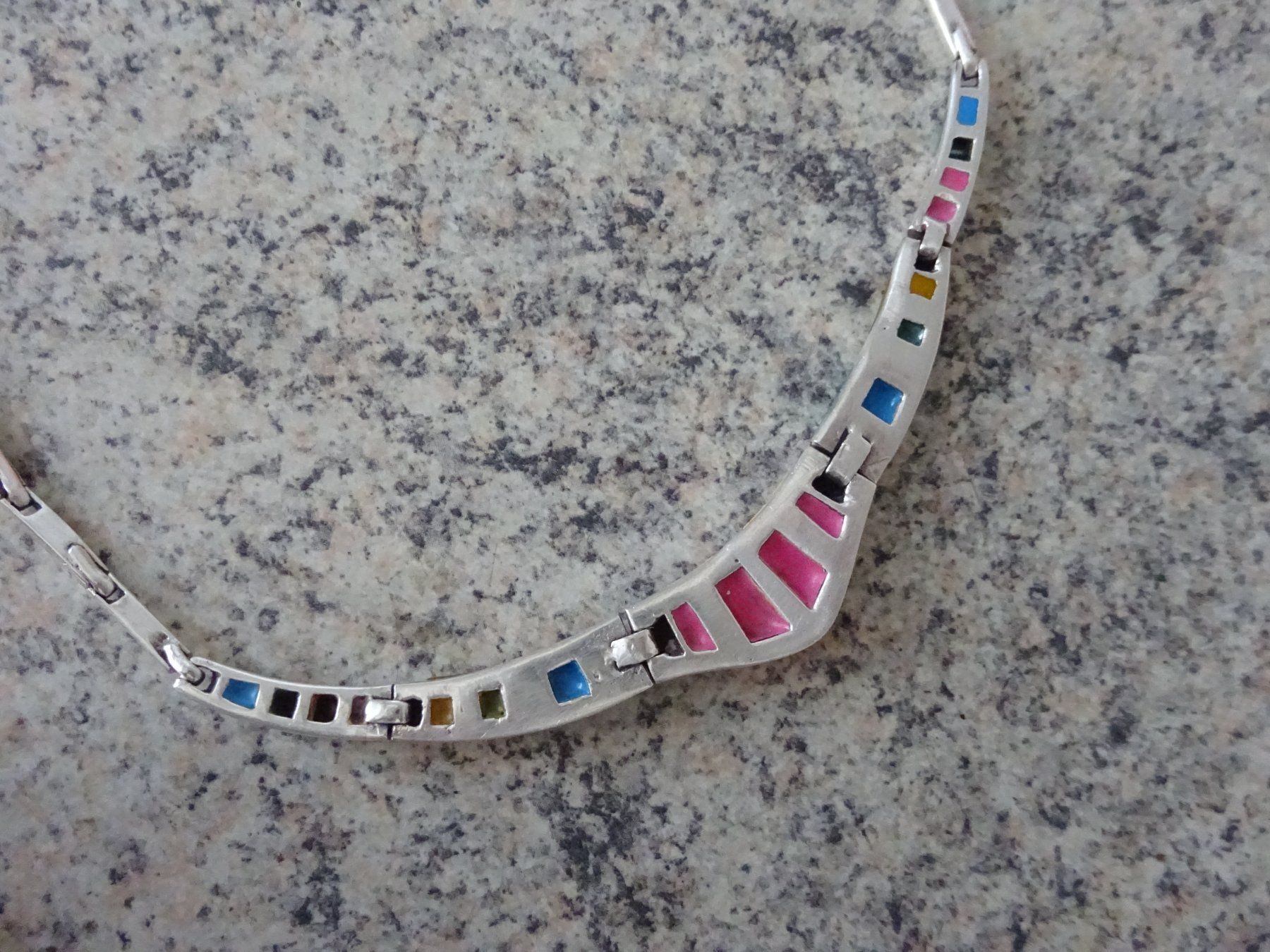 Catenine: Halskette Silber / Collier Pastell – Usato da Esslingen venduto da FetteSchnecke 9