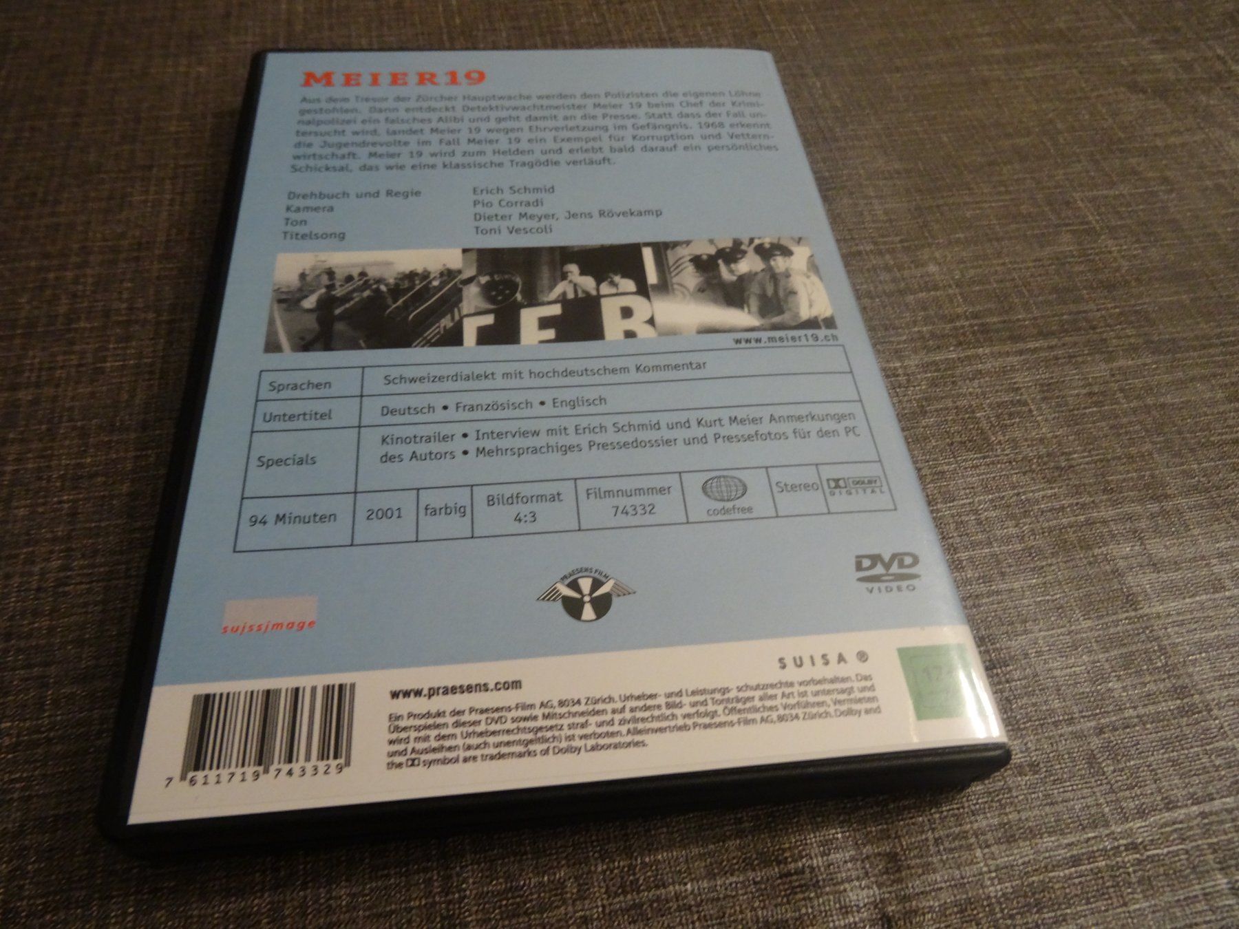 Tutti i DVDs: DVD MEIER19 MEIER 19  - Dieter Meier - – Usato da Olten venduto da Disc-Verkauf 2