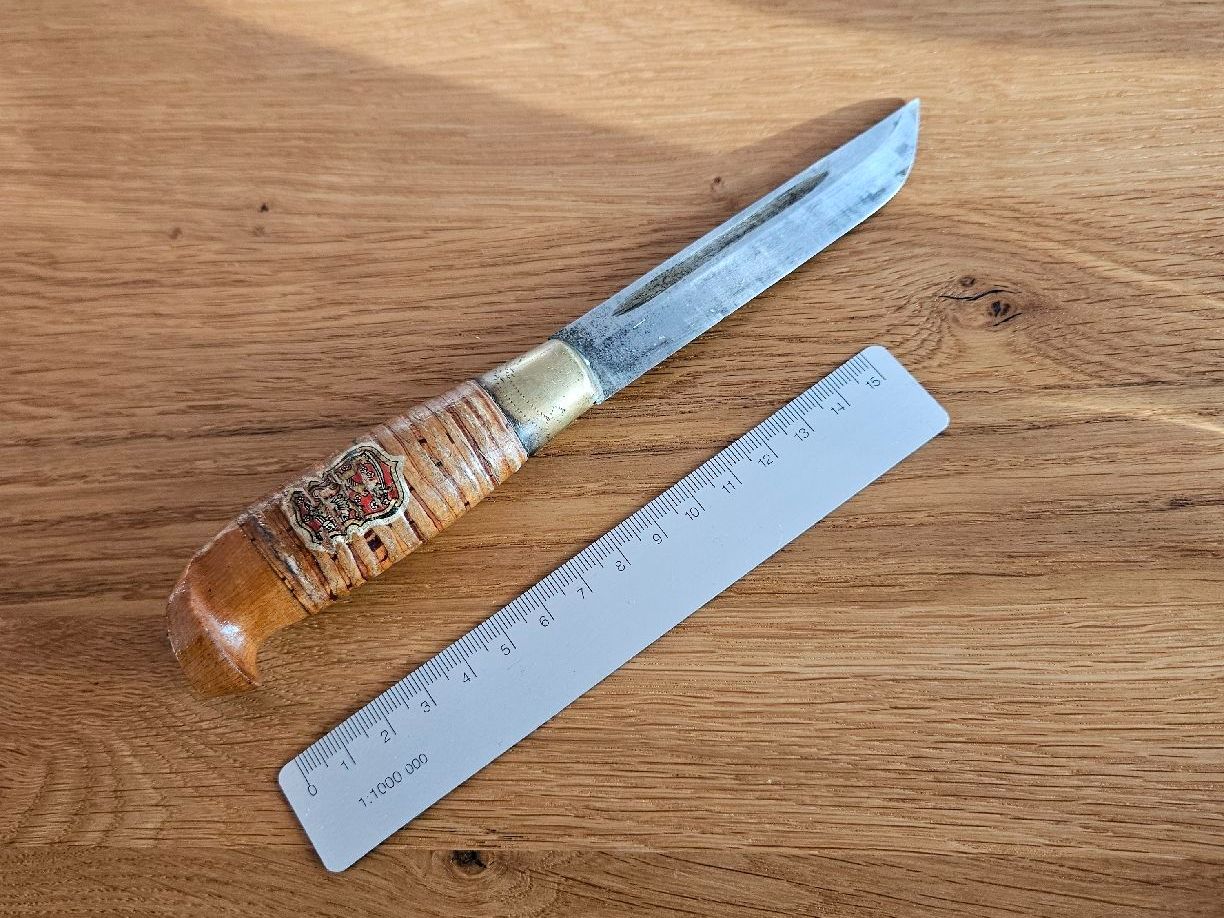 Zubehör: Finnen-Messer mit Lederscheidet – Gebraucht aus Bern von Respirit 4