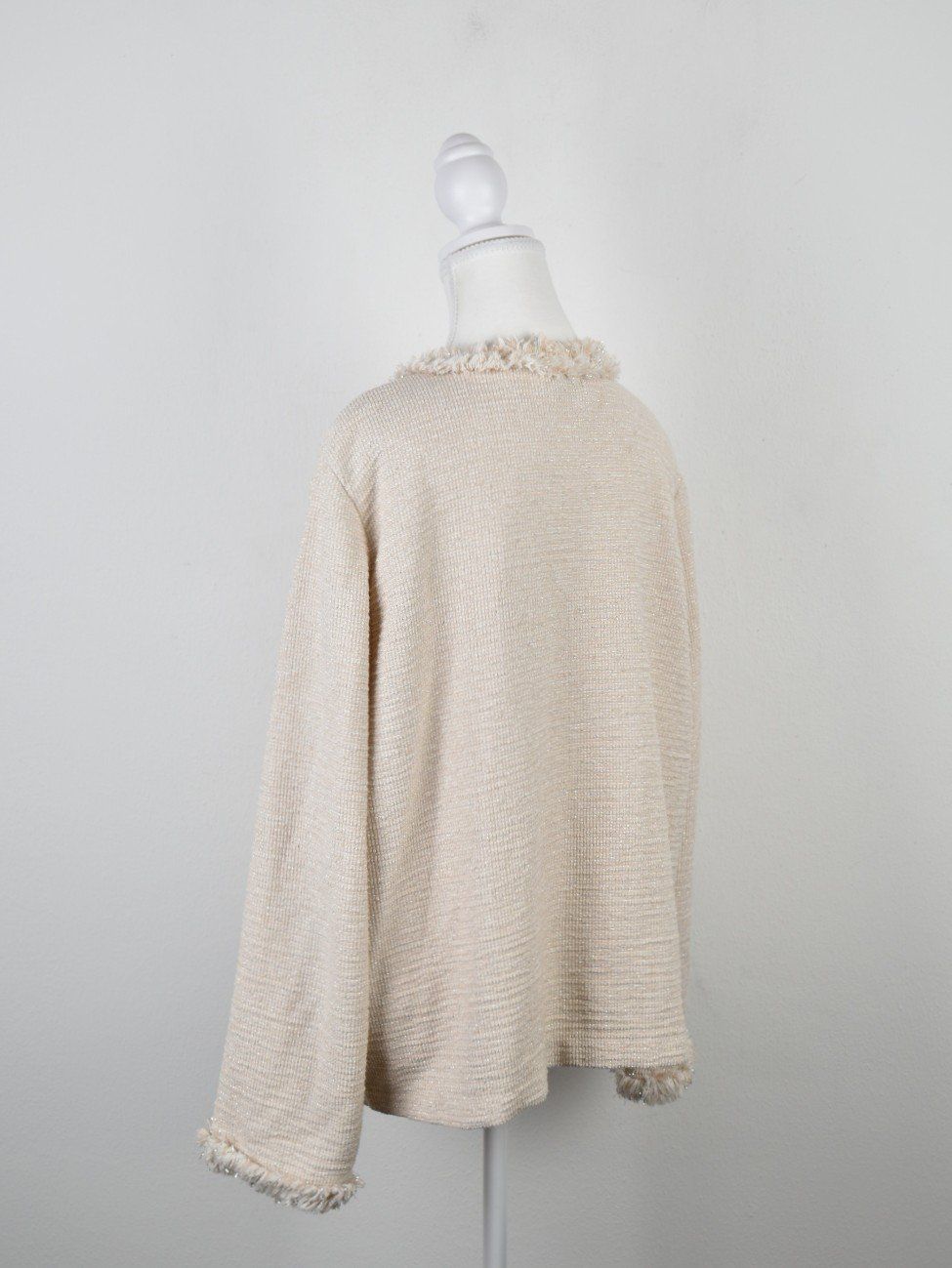 Giacche: Oltre Cardigan, beige mit Glitzer, Gr.46 – Usato da Nürensdorf venduto da 2ND_STORY 3