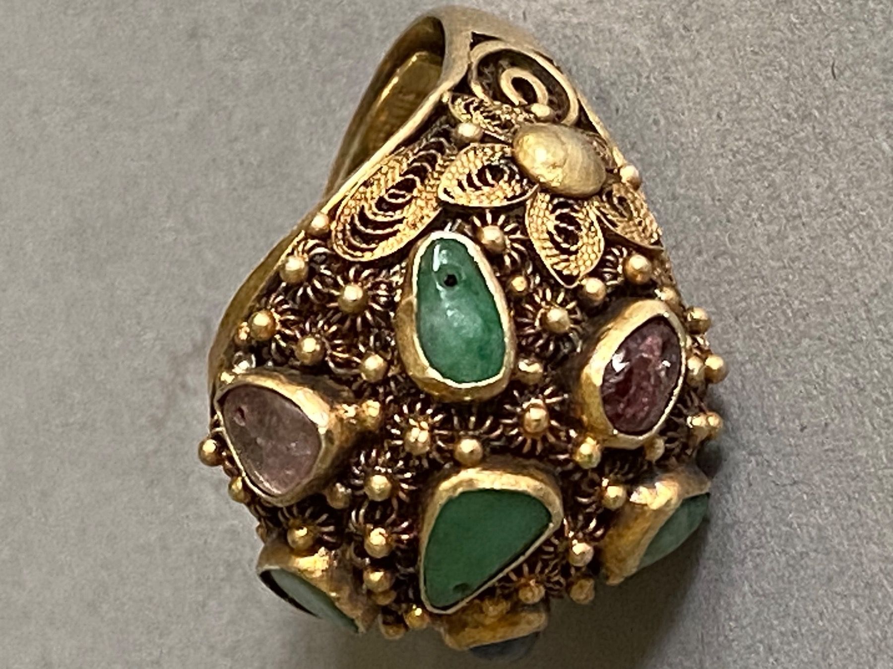 Anelli: RING **JADE/SAPHIR/GRANAT** – Nuovo (secondo la descrizione) da Basel venduto da shorthills_2013 2