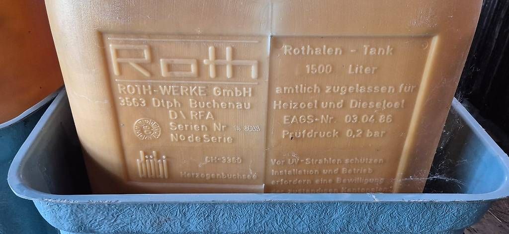 Chauffage: Oeltank 1500 Liter – D'occasion à Schaan par hub_9kl8 1