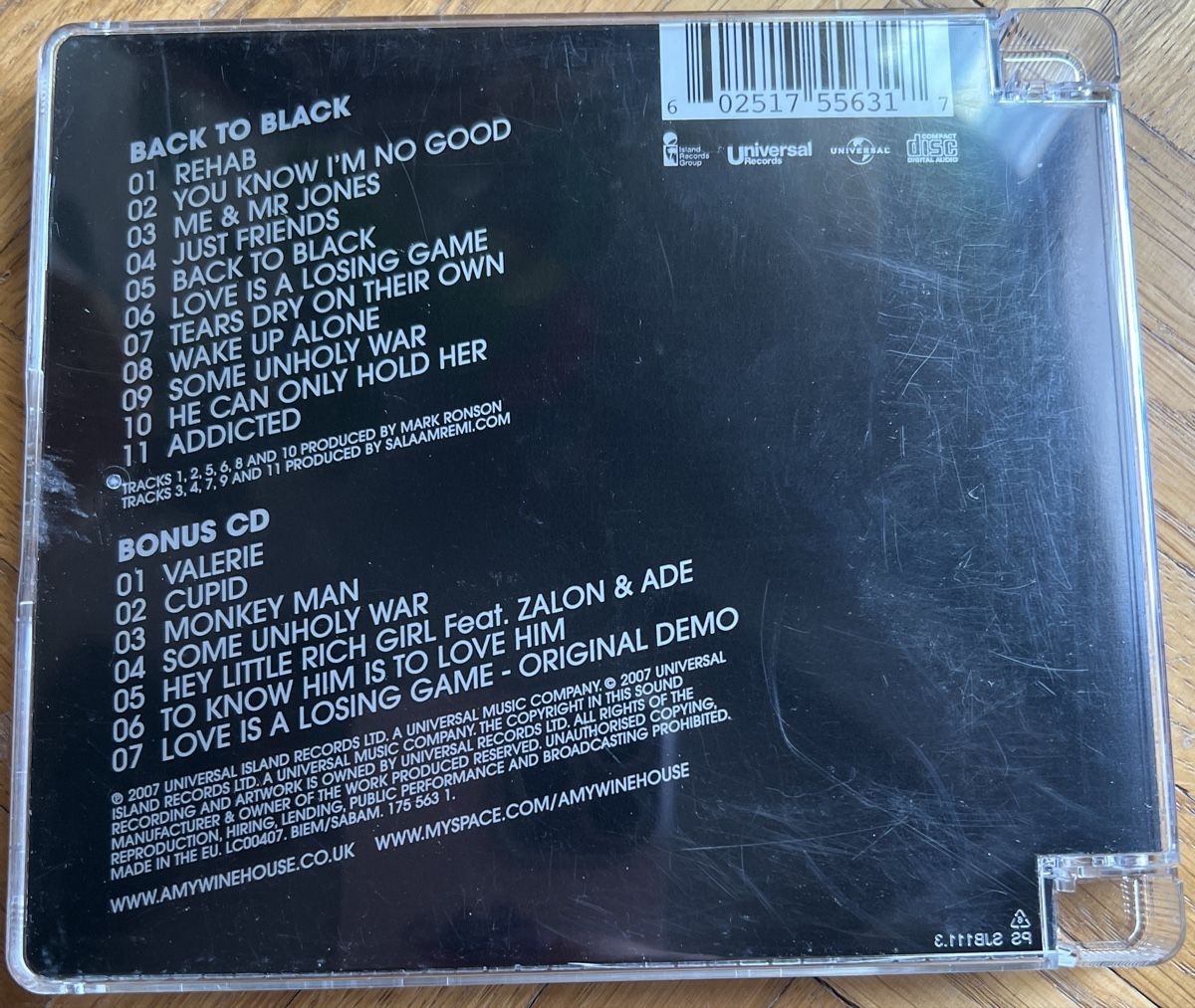 CDs: Amy Winehouse - Back To Black Deluxe – Gebraucht aus Dino von ani_ypr9 1