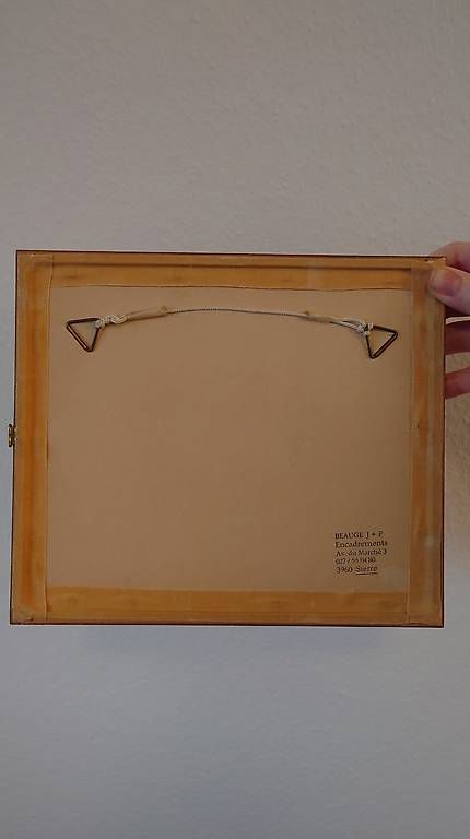 Gemälde: Tableau ange or bordeaux  – Gebraucht aus Lausanne von kit_7j6s 3