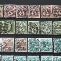 Briefmarken Sammlung Schweiz, alte und neuere Werte, top Zus