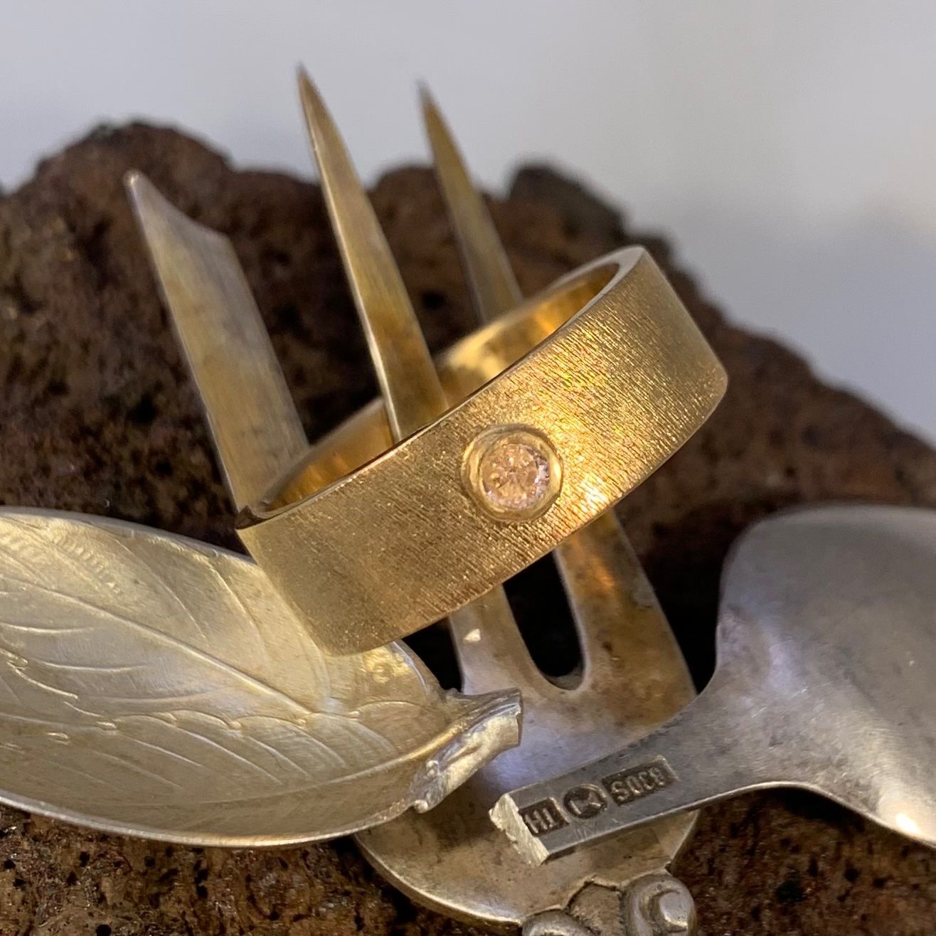 Anelli: Silberring Rose in Gold Gr.60 – Nuovo (secondo la descrizione) da Thun venduto da Svonskj 4