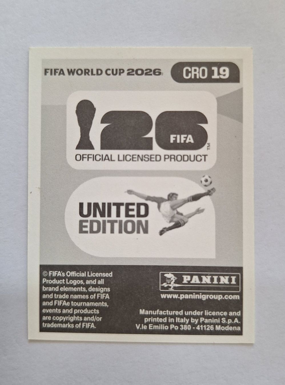 Panini Sammelbilder & Trading cards: Panini Andrej Kramarić CRO 19 – Neu (gemäss Beschreibung) aus Romanens von Crocette 1