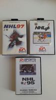 3 Sega Mega Drive(PAL) Spiele NHL 95, 96, 97.