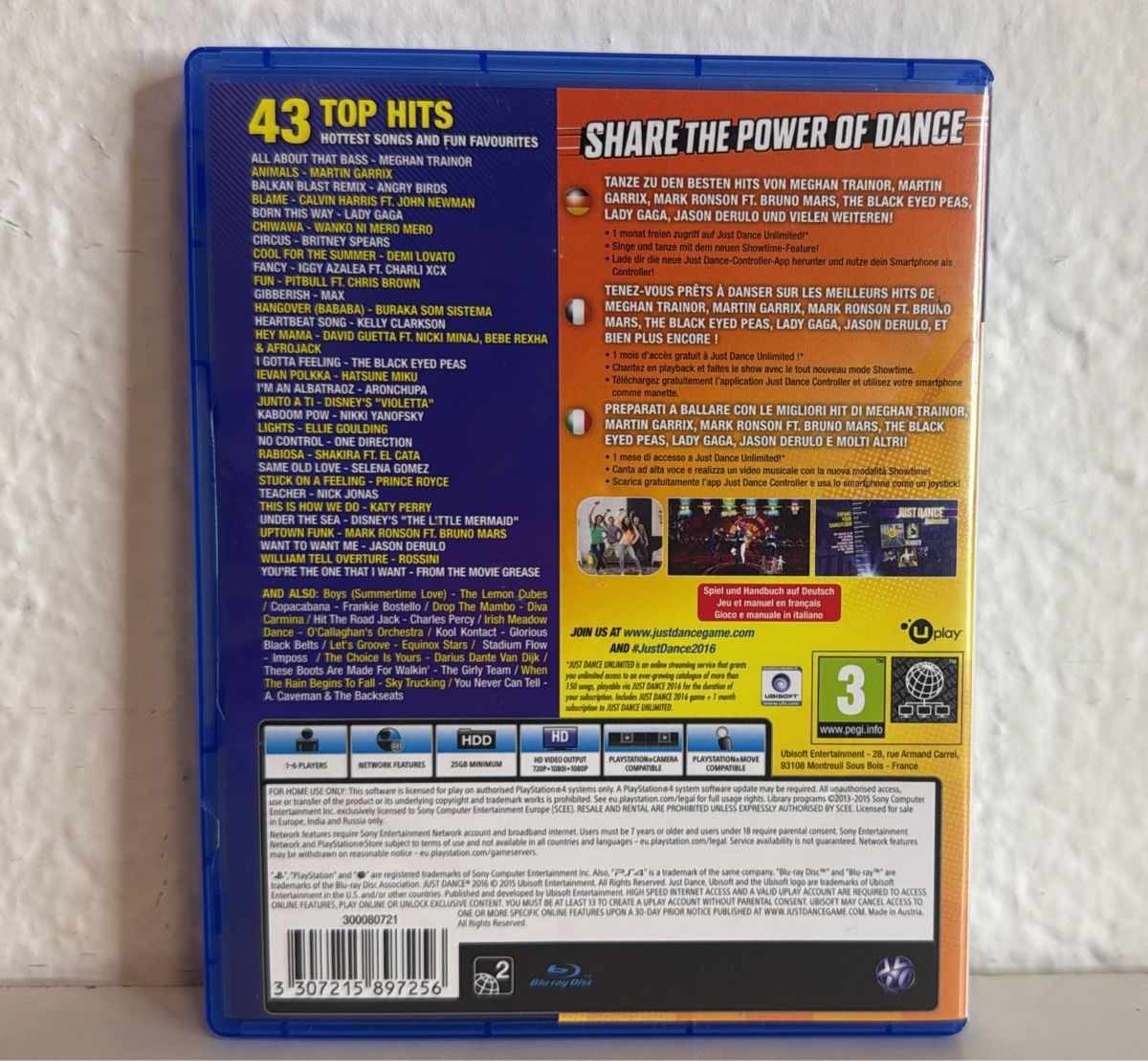 Sony Spiele: PS4/PS5 Just Dance 2016 Game disc and case - good condition – Gebraucht aus Ehrendingen von bubulence 1