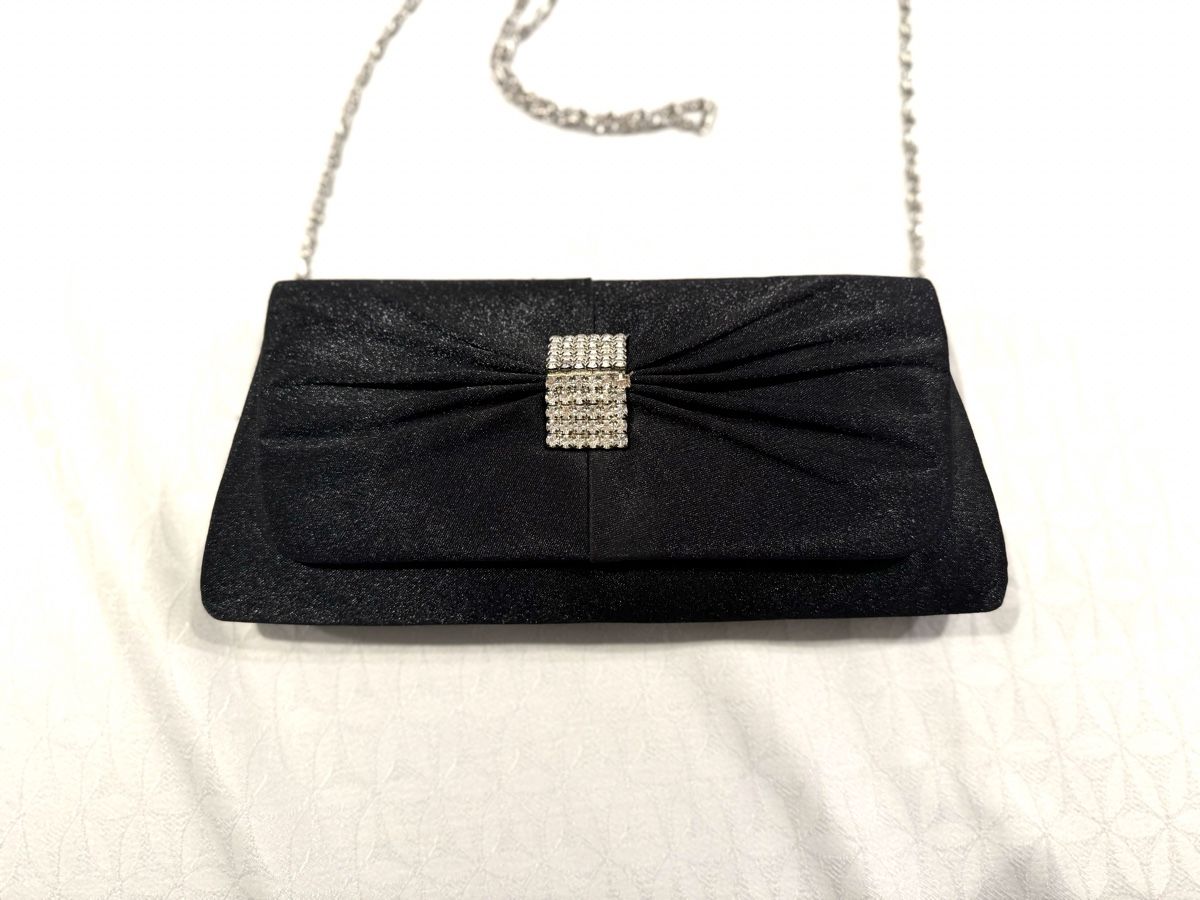 Borse da donna: Sac à main noir élégant avec strass – Nuovo (secondo la descrizione) da Genève venduto da flocon06 1