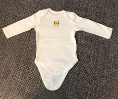 weisses Langarm-Babybody, Baby Club, Gr. 62
