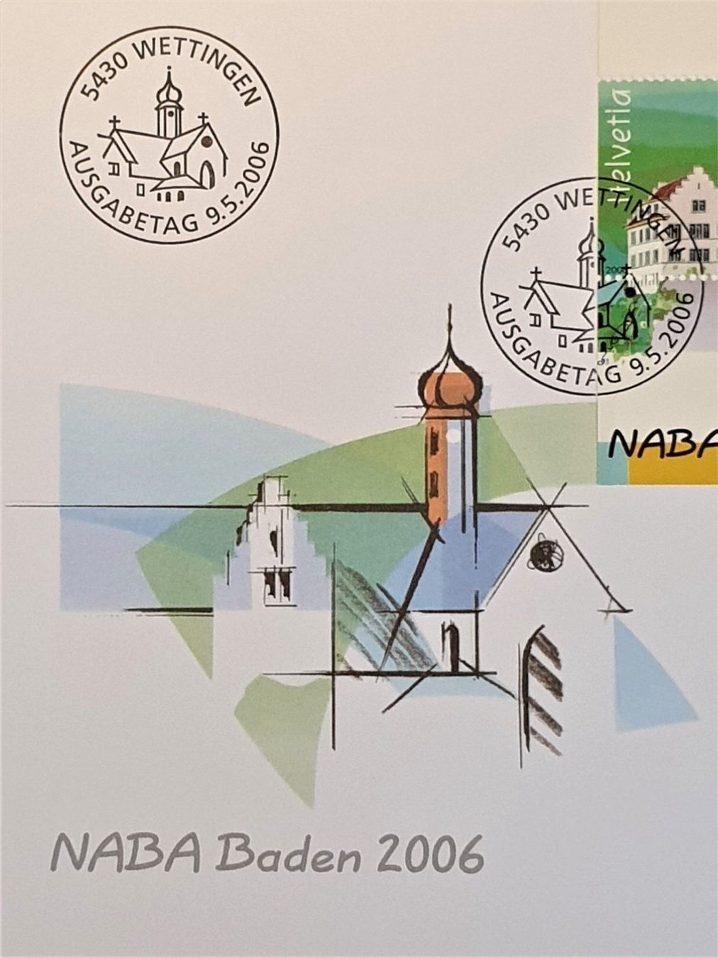 Tutti i francobolli: (43)  2006 NABA I - Kloster Wettingen ET – Usato da Schwarzhäusern venduto da Inot3 3