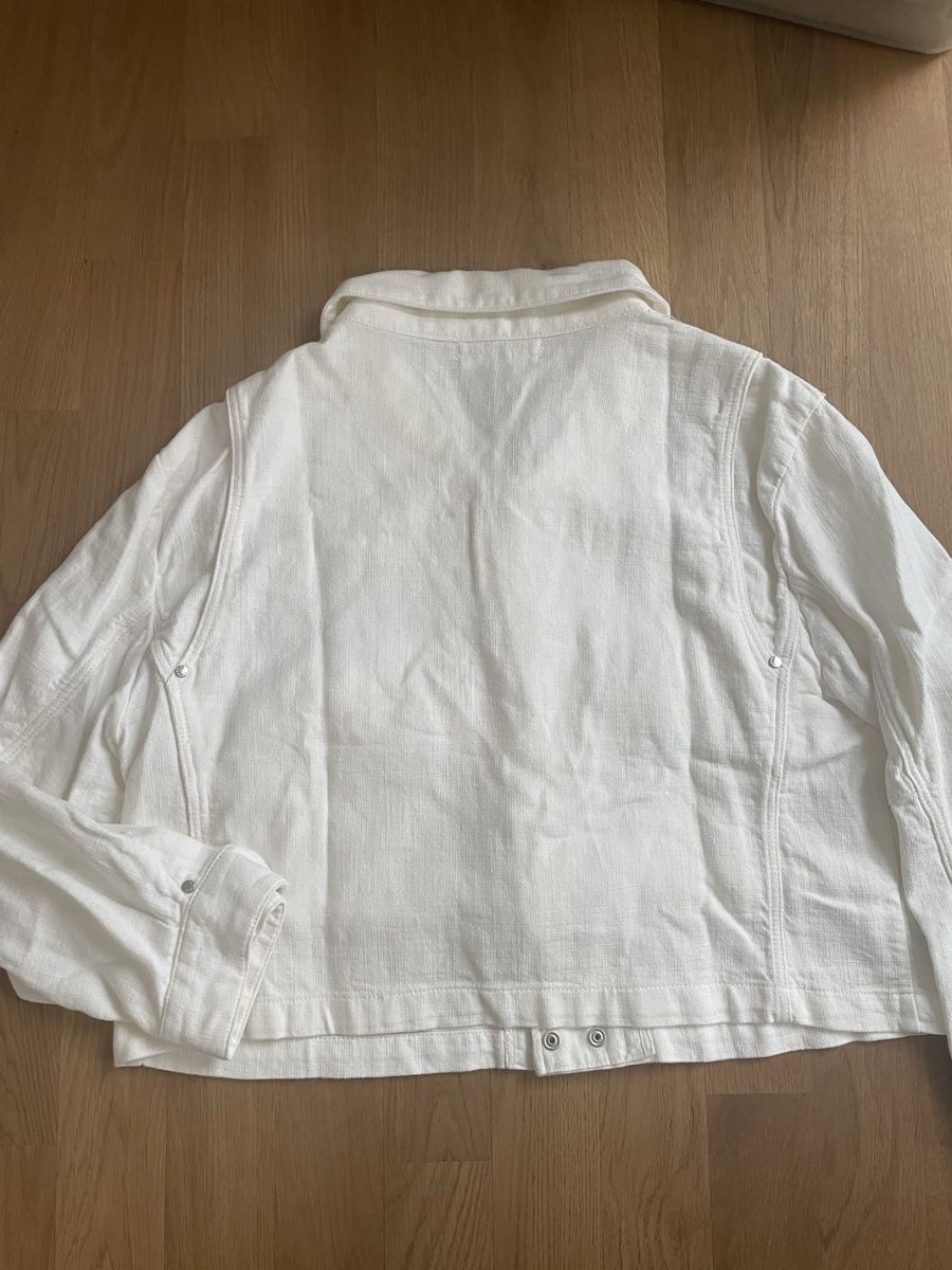 Mango Giacche: Mango Jacke aus Leinen Baumwolle, Gr. M weiss – Nuovo (secondo la descrizione) da Itingen venduto da Granini_93 3