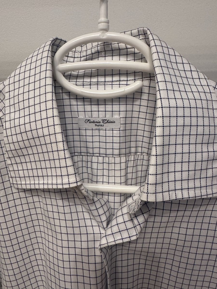Camicie:  Shirt White Check Cotton – Nuovo (secondo la descrizione) da Rüschlikon venduto da juz_2t2j 2
