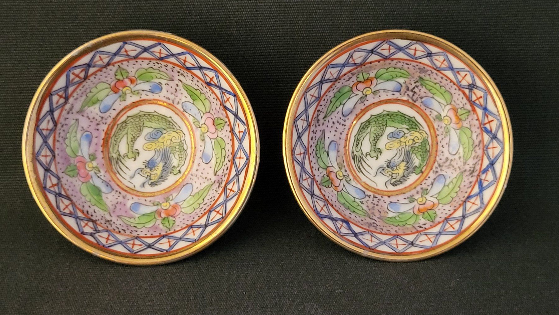 Assiettes: 2 Schälchen Drachen-Dekor – D'occasion à Basel par spinne02 2