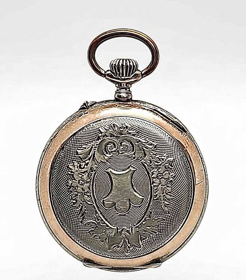 Uhren: Taschenuhr antik Silber vergoldet – Gebraucht aus Zug von BAMBI51 1