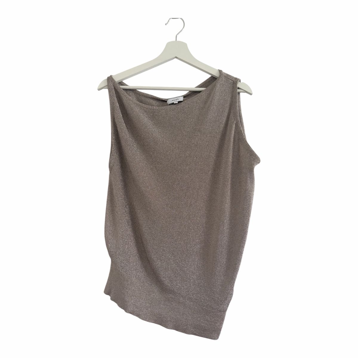 Tops: Reiss Metallic Gold Top – Gebraucht aus Buochs von zukkias