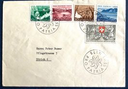 1953 FDC Pro Patria / Bern - Zürich