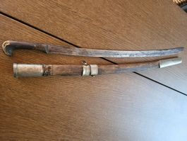 Säbel mit Scheide Gebrauchsspuren