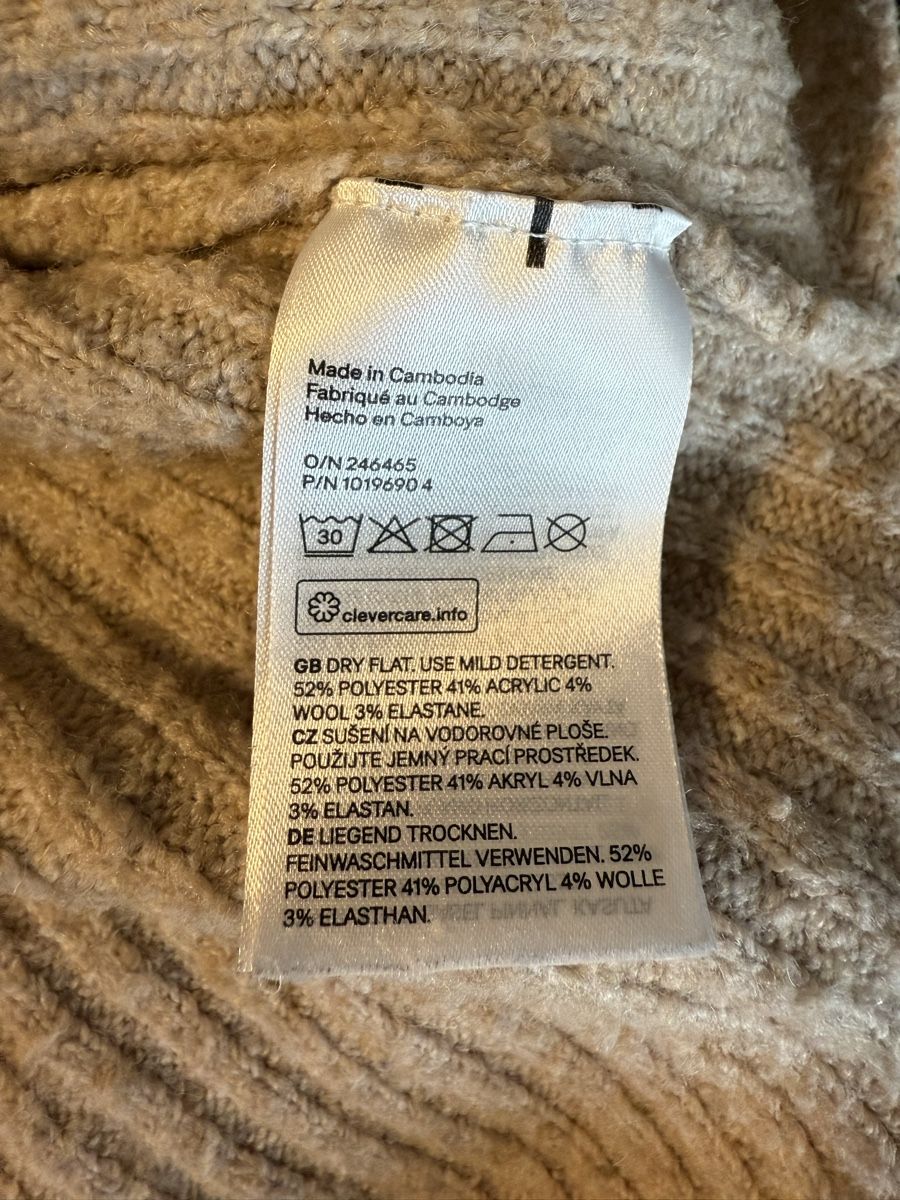 H&M Maglioni & Felpe: H&M Strickpullover, Beige, Grösse XS – Usato da Rorschacherberg venduto da drdupor 5