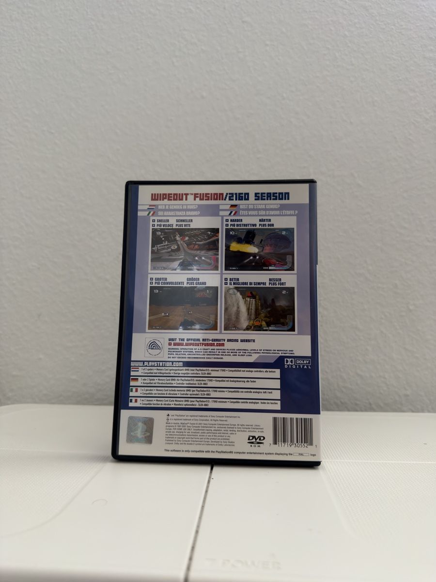 Giochi: PS2 - WipeOut Fusion (CIB) – Usato da Basel venduto da Memory_Card_Zone 1