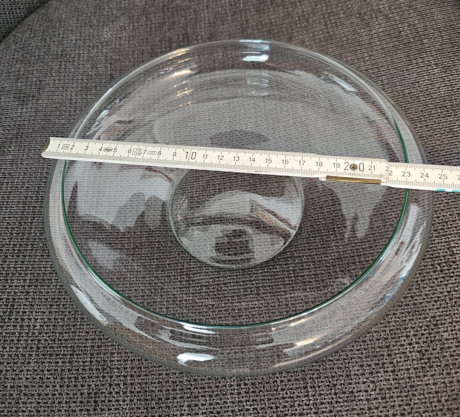 Bicchieri: Glas-Schale mit zwei Schwimmkerzen-Schälchen – Usato da Oetwil a.d. Limmat venduto da grisilisi 1