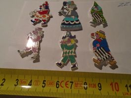6 verschiedene Schöne Fasnacht  Pins (ZZ1)