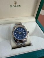 Montre Rolex Datejust cadran bleu acier inoxydable