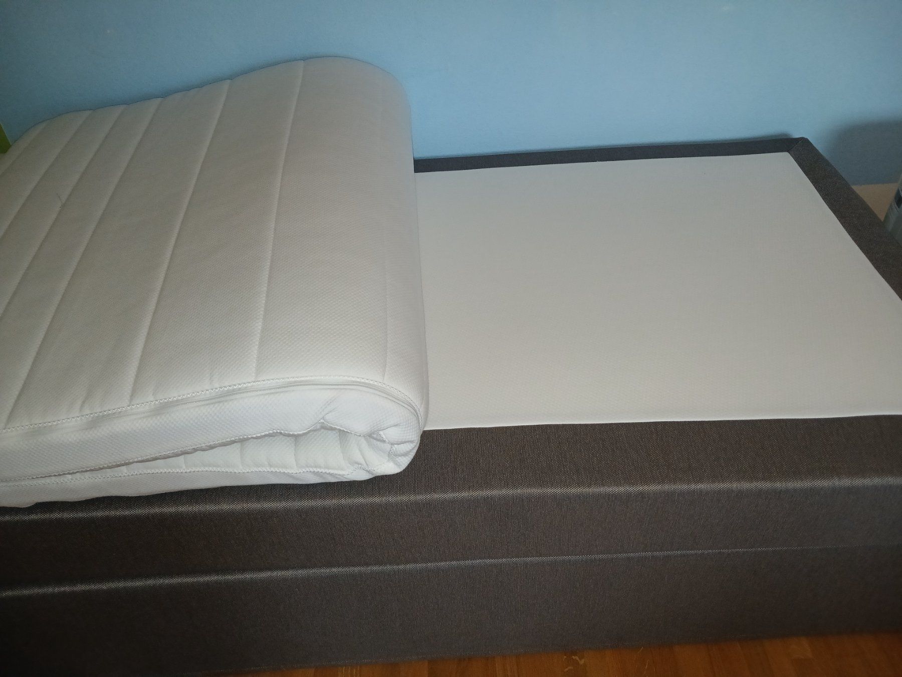 Jysk Letti: Boxspringbett Rogga mit Matratze neuwertig – Nuovo (secondo la descrizione) da Zürich venduto da Lvera 1