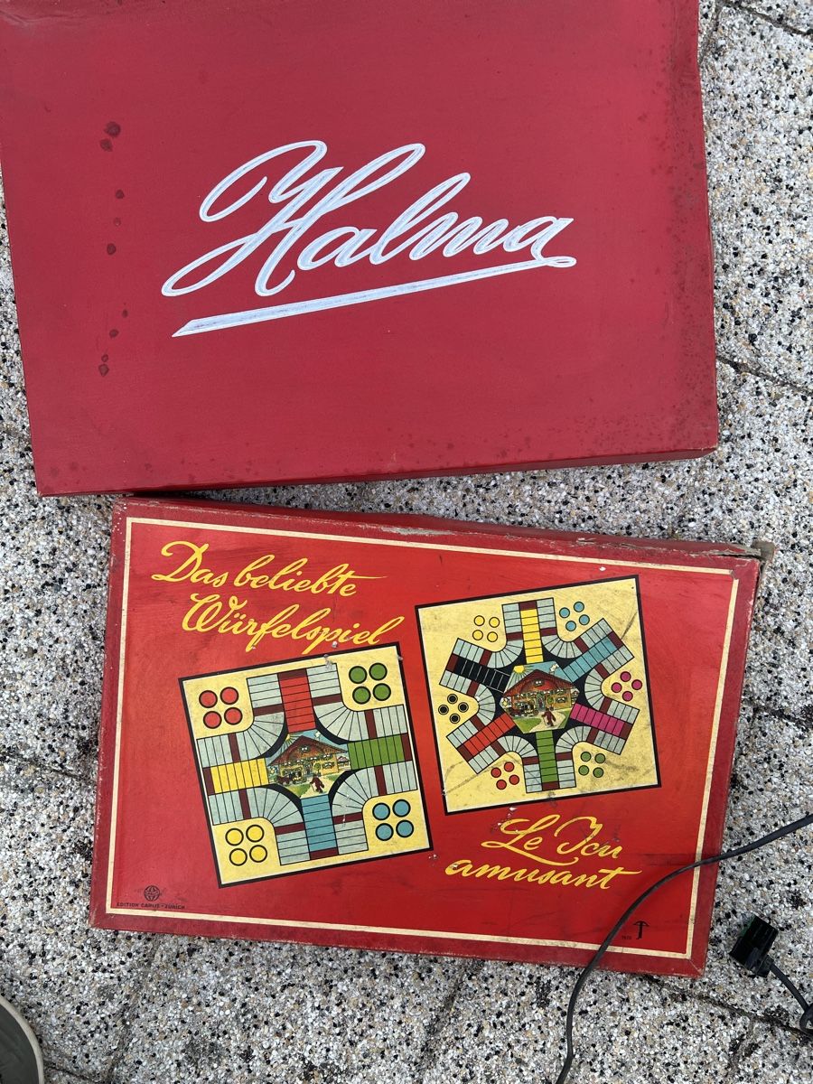 Giochi: Antikes Halma und Eile mit Weile – Usato da Dittingen venduto da Bellevista