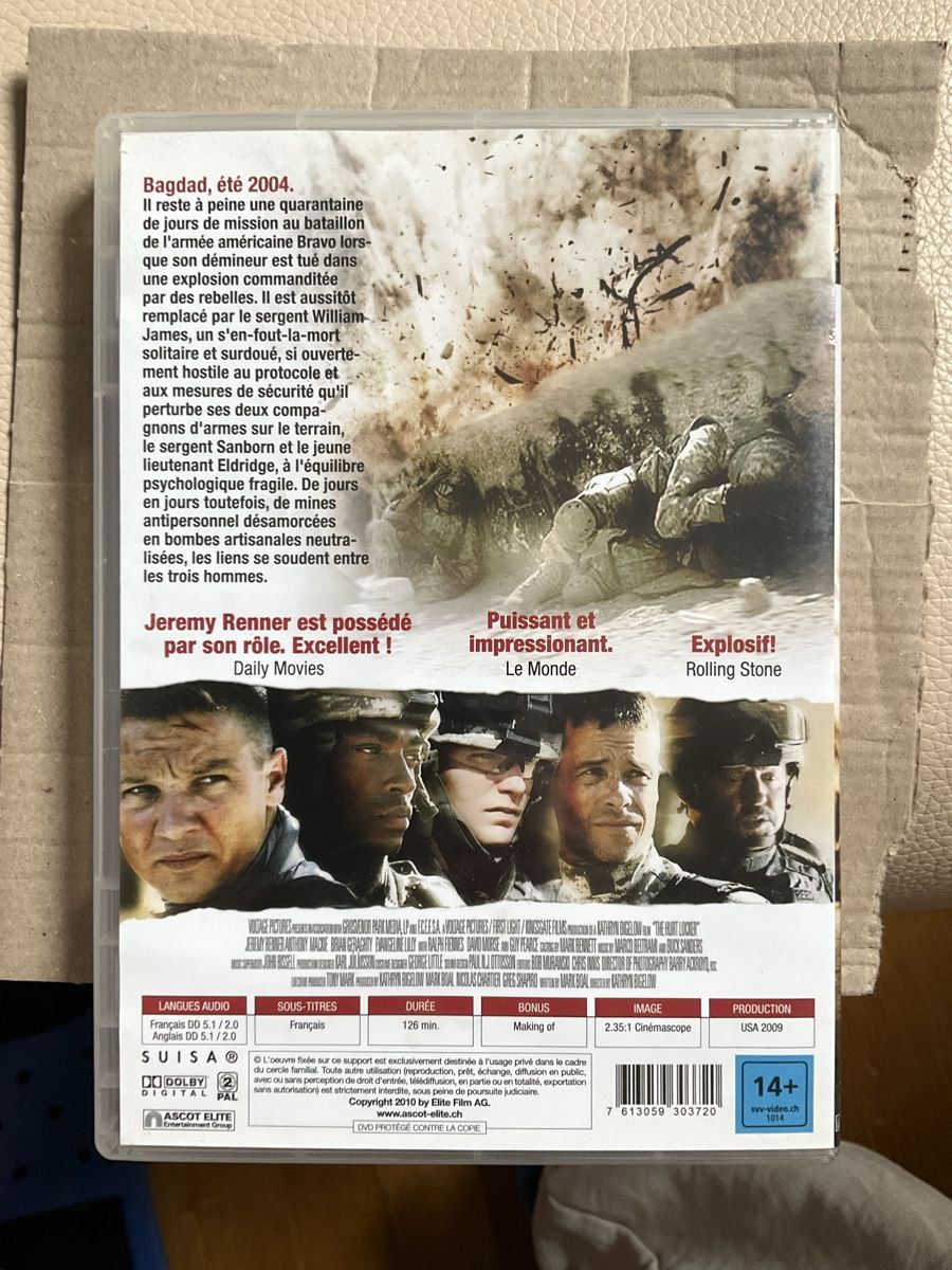 Tutti i DVDs: DVD Démineurs - The Hurt Locker – Usato da Veyrier venduto da Deniro2 1