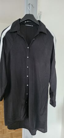 Chemise longue noire