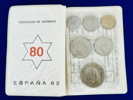 Spanien 1982 Münzset "Coleccion de Monedas" guter Zustand