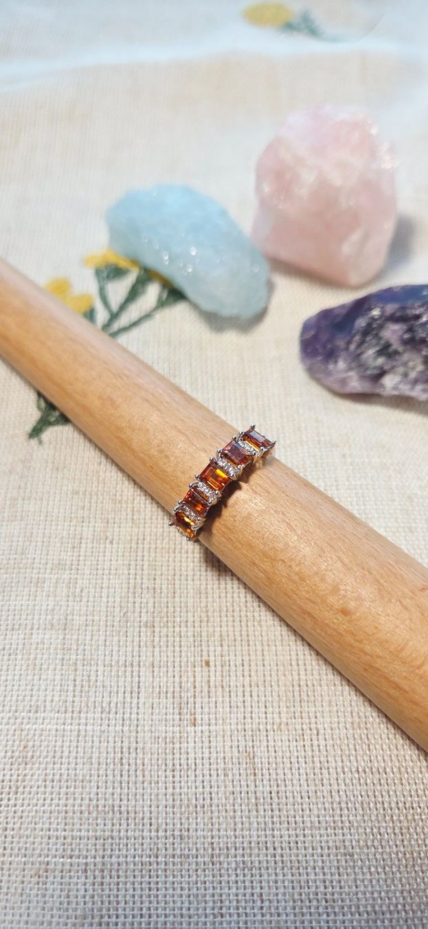 Anelli: NEW - S925 Citrine Ring (Adjustable) – Nuovo (secondo la descrizione) da Zürich venduto da cin_wcf6 2